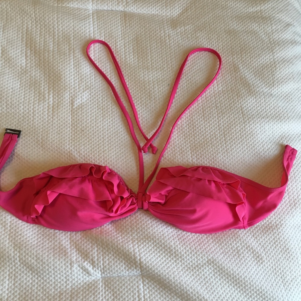 Hollister Ruffled Bikini Top